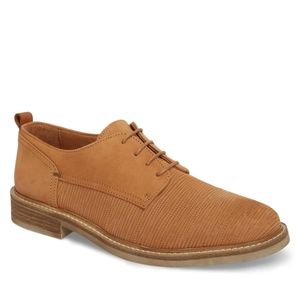 Pajar River Cafe Embossed Plain Toe Derby In Cognac Men's Size 10/10.5 No box